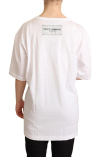 Thumbnail for Elegant Motive Print Crewneck T-shirt