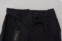 Thumbnail for Dark Grey Solid Men Formal Pants