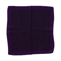 Thumbnail for Purple Patterned Square Handkerchief Scarf