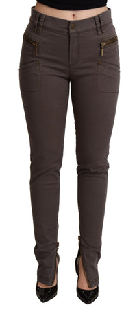 Thumbnail for Chic Brown Slim-Fit Skinny Jeans