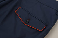 Thumbnail for Blue Cotton Chino Formal Pants