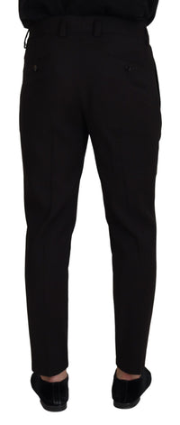 Thumbnail for Black Wool Chino Men Formal Pants