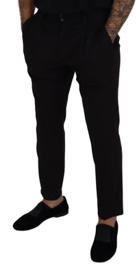 Thumbnail for Black Wool Chino Men Formal Pants