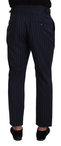 Thumbnail for Blue Striped Men Formal Pants