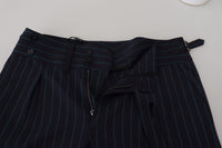 Thumbnail for Blue Striped Men Formal Pants