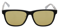 Thumbnail for Chic Black Acetate Sunglasses with Yellow Lenses