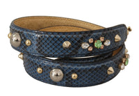 Thumbnail for Elegant Leather Shoulder Bag Strap in Blue