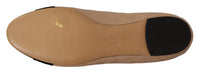 Thumbnail for Elegant Quilted Leather Flats - Chic Dual-Tone Design