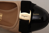Thumbnail for Elegant Quilted Leather Pumps in Beige and Black
