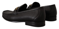 Thumbnail for Elegant Black Calf Leather Loafers