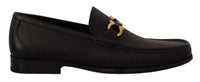 Thumbnail for Elegant Black Calf Leather Loafers