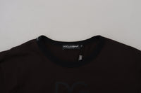Thumbnail for Elegant Brown Crewneck Cotton Sweater