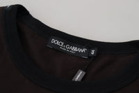 Thumbnail for Elegant Brown Crewneck Cotton Sweater