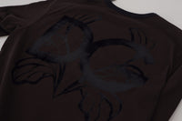 Thumbnail for Elegant Brown Crewneck Cotton Sweater