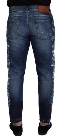 Thumbnail for Elegant Blue Wash Regular Fit Jeans