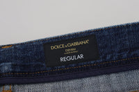 Thumbnail for Elegant Blue Wash Regular Fit Jeans