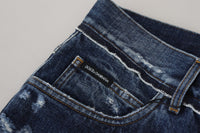 Thumbnail for Elegant Blue Wash Regular Fit Jeans