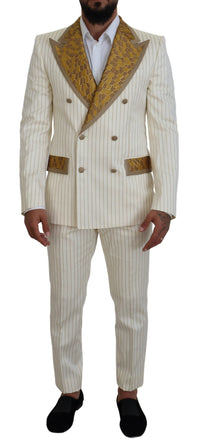 Thumbnail for Elegant Off White Double Breasted Suit