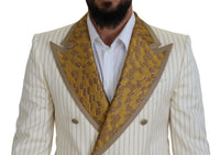 Thumbnail for Elegant Off White Double Breasted Suit