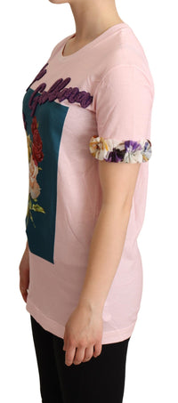 Thumbnail for Elegant Floral Rose Applique T-Shirt