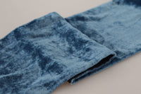 Thumbnail for Blue Velvet Solid Neck Warmer Men's Shawl Scarf