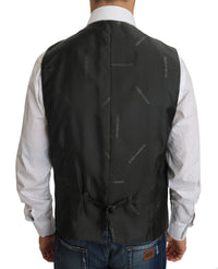 Thumbnail for Elegant Checkered Wool Vest for the Urbane Man