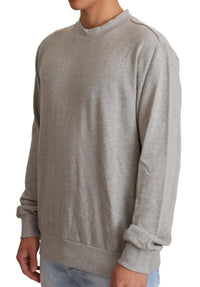 Thumbnail for Sophisticated Gray Crewneck Sweater