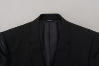 Thumbnail for Elegant Gray Martini Three-Piece Wool Silk Suit