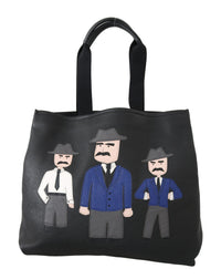 Thumbnail for Elegant Black Leather Tote for Men