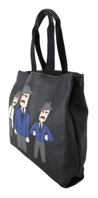 Thumbnail for Elegant Black Leather Tote for Men