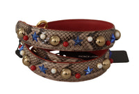 Thumbnail for Elegant Python Leather Shoulder Strap