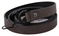 Thumbnail for Elegant Dark Brown Leather Belt