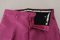 Thumbnail for Elegant Slim Fit Formal Dress Pants in Pink