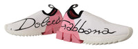 Thumbnail for Elegant Sorrento Slip-On Sneakers in White & Pink