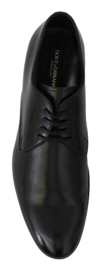 Thumbnail for Elegant Black Leather Derby Shoes