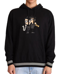 Thumbnail for Elegant Embroidered Black Cotton Sweater
