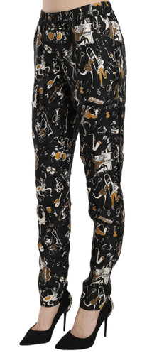 Thumbnail for Elegant High Waist Tapered Silk Pants