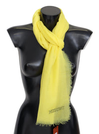 Thumbnail for Opulent Cashmere Unisex Scarf In Vibrant Yellow