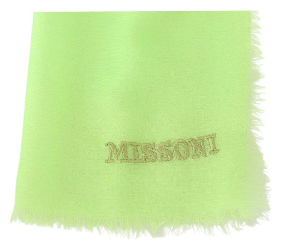 Chic Cashmere Scarf with Signature Embroidery
