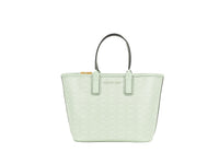 Thumbnail for Michael Kors Jodie Small Jacquard Logo Recycled Polyester Tote Handbag Atom Green