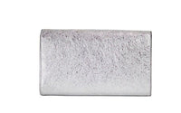 Thumbnail for Small Metallic Silver Lamb Leather Medusa Clutch Crossbody Wallet Bag