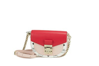 Thumbnail for Patricia Mini Firefly Red Visetos Leather Crossbody Belt Handbag Bag Purse