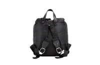 Thumbnail for Jeans Couture Small Black Puffy Nylon Safety Buckle Backpack Book Bag