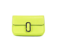 Thumbnail for The J Marc Green Glow Smooth Leather Shoulder Crossbody Handbag