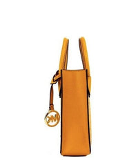 Thumbnail for Mercer XS Honeycomb Gold Signature PVC North South Shopper Crossbody Bag