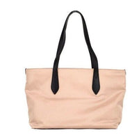 Thumbnail for Small Rose Beige Logo Branded Econyl Nylon Tote Shoulder Handbag Purse