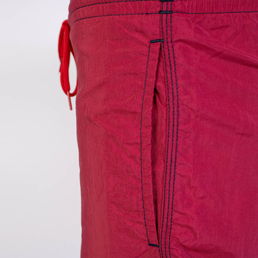 Elegant Burgundy Beachwear for Men