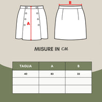 Thumbnail for Elegant Black Flared Skirt - Timeless Chic