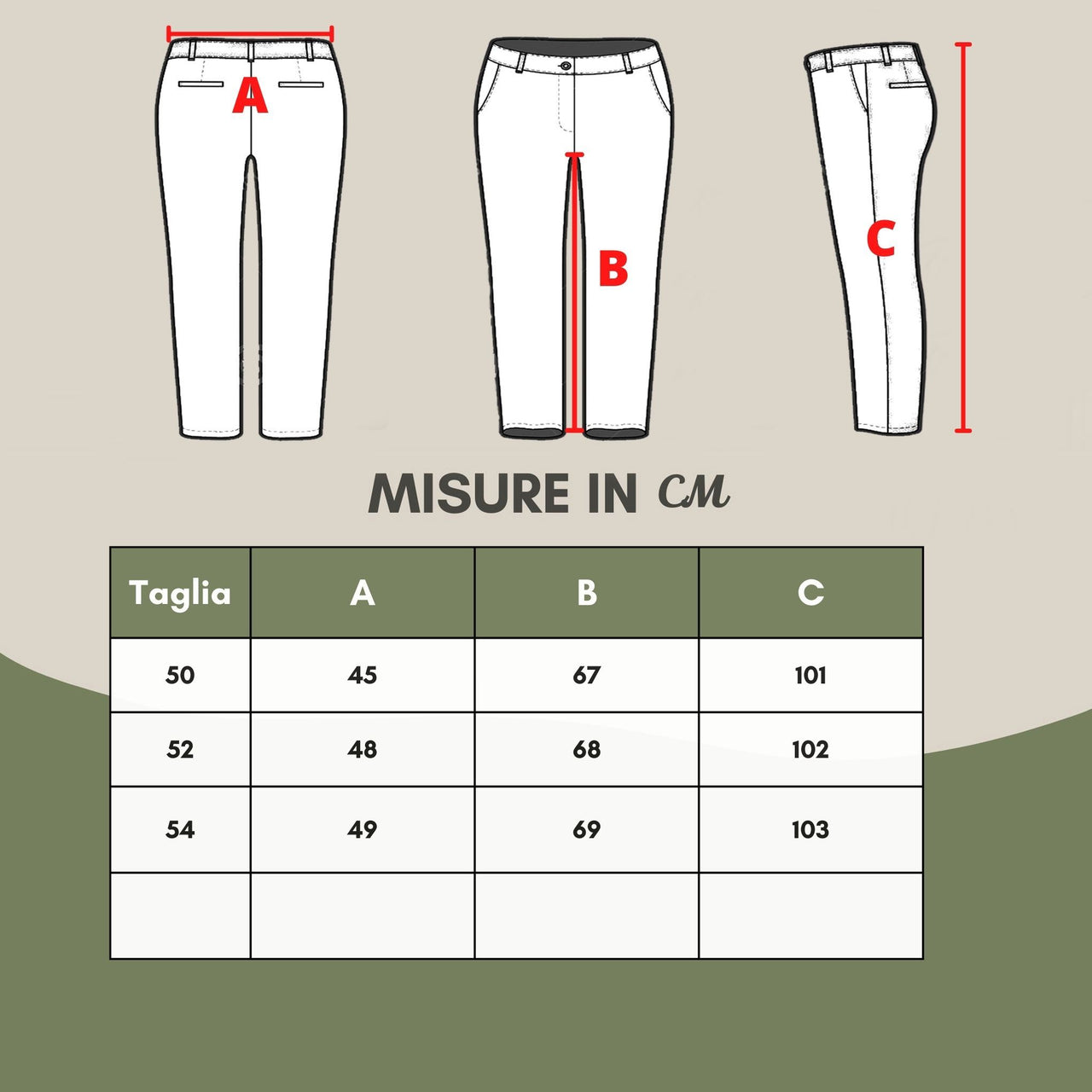 Elegant Blue Linen Zip Bottom Trousers