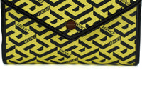 Thumbnail for Radiant Yellow Canvas-Leather Pouch Shoulder Bag